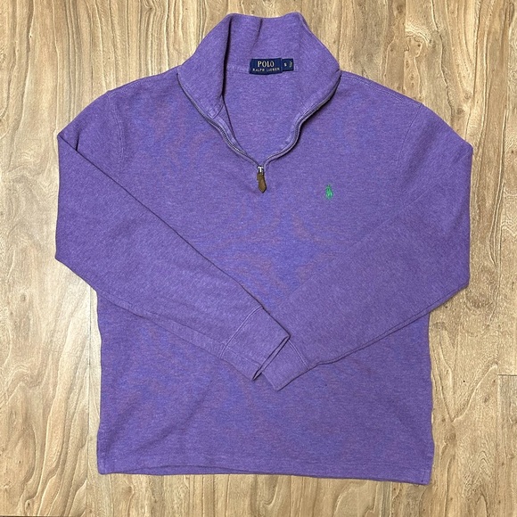 **POLO RALPH LAUREN** zip up sweater SIZE SMALL - Picture 2 of 5
